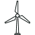 Wind turbine icon