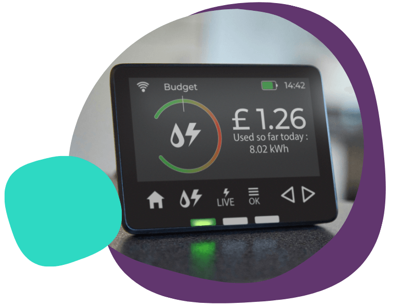 smart meter on a counter