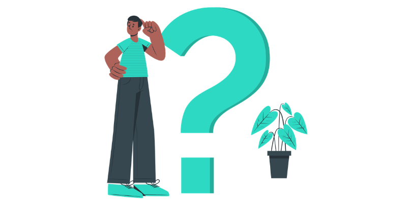 illustration of someone thinking