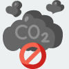 Reduces CO2