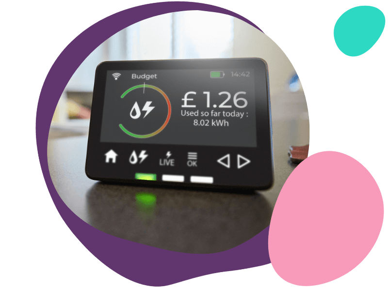 smart meter in a kitchen